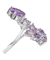 Женские Кольца_Серебро .925_АМЕТИСТ__3-Лазурит-Онлайн