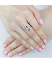 Женские Кольца_Серебро .925__Нанокристалл_5-Лазурит-Онлайн