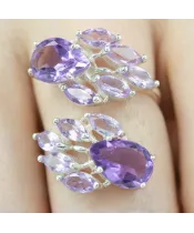 Женские Кольца_Серебро .925_АМЕТИСТ__6-Лазурит-Онлайн