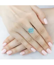 Женские Кольца_Серебро .925_АПАТИТ__5-Лазурит-Онлайн