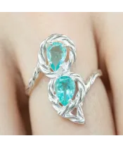 Женские Кольца_Серебро .925_АПАТИТ__6-Лазурит-Онлайн