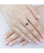 Женские Кольца_Серебро .925__Нанокристалл_5-Лазурит-Онлайн