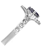 Женские Кольца_Серебро .925_ИОЛИТ__3-Лазурит-Онлайн