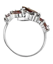 Женские Кольца_Серебро .925_ГРАНАТ__4-Лазурит-Онлайн