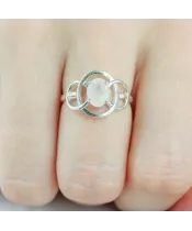 Женские Кольца_Серебро .925_ЛУННЫЙ КАМЕНЬ__6-Лазурит-Онлайн