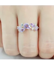 Женские Кольца_Серебро .925_АМЕТИСТ_Нанокристалл_6-Лазурит-Онлайн