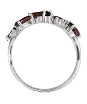 Женские Кольца_Серебро .925_ГРАНАТ_Нанокристалл_3-Лазурит-Онлайн