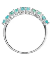 Женские Кольца_Серебро .925_АПАТИТ__3-Лазурит-Онлайн