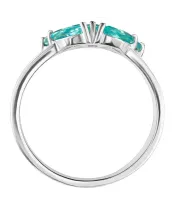 Женские Кольца_Серебро .925_АПАТИТ__4-Лазурит-Онлайн