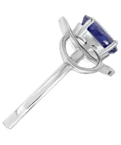 Женские Кольца_Серебро .925_САПФИР__3-Лазурит-Онлайн