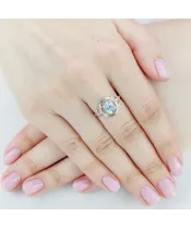 Женские Кольца_Серебро .925_ТОПАЗ__5-Лазурит-Онлайн