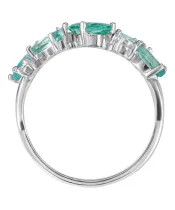 Женские Кольца_Серебро .925_АПАТИТ_Нанокристалл_3-Лазурит-Онлайн