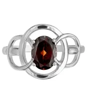 Женские Кольца_Серебро .925_ГРАНАТ__2-Лазурит-Онлайн