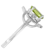 Женские Кольца_Серебро .925_ХРИЗОЛИТ__3-Лазурит-Онлайн