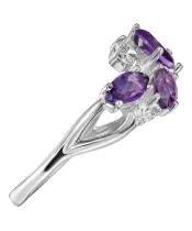 Женские Кольца_Серебро .925_АМЕТИСТ_Нанокристалл_4-Лазурит-Онлайн