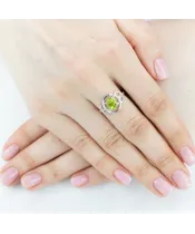 Женские Кольца_Серебро .925_ХРИЗОЛИТ__5-Лазурит-Онлайн