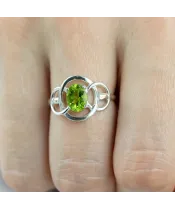 Женские Кольца_Серебро .925_ХРИЗОЛИТ__6-Лазурит-Онлайн