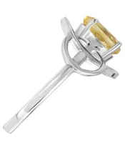 Женские Кольца_Серебро .925_ЦИТРИН__3-Лазурит-Онлайн