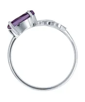 Женские Кольца_Серебро .925_АМЕТИСТ__3-Лазурит-Онлайн