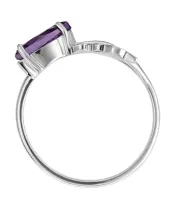 Женские Кольца_Серебро .925_АМЕТИСТ__3-Лазурит-Онлайн