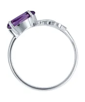 Женские Кольца_Серебро .925_АМЕТИСТ__3-Лазурит-Онлайн