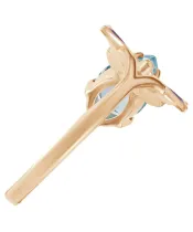 Женские Кольца_Серебро .925_ТОПАЗ__4-Лазурит-Онлайн