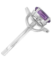 Женские Кольца_Серебро .925_АМЕТИСТ__3-Лазурит-Онлайн