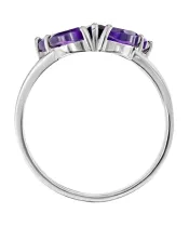 Женские Кольца_Серебро .925_АМЕТИСТ__4-Лазурит-Онлайн