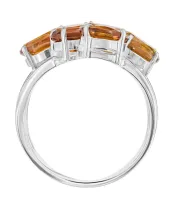 Женские Кольца_Серебро .925_ЦИТРИН__4-Лазурит-Онлайн