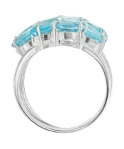 Женские Кольца_Серебро .925_ТОПАЗ__4-Лазурит-Онлайн