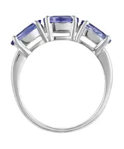 Женские Кольца_Серебро .925_ТАНЗАНИТ__4-Лазурит-Онлайн