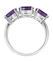 Женские Кольца_Серебро .925_АМЕТИСТ__4-Лазурит-Онлайн