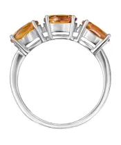 Женские Кольца_Серебро .925_ЦИТРИН__4-Лазурит-Онлайн