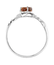 Женские Кольца_Серебро .925_ЦИТРИН__4-Лазурит-Онлайн