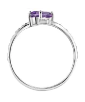 Женские Кольца_Серебро .925_АМЕТИСТ__4-Лазурит-Онлайн