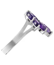 Женские Кольца_Серебро .925_АМЕТИСТ__3-Лазурит-Онлайн