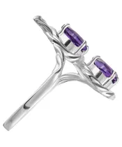 Женские Кольца_Серебро .925_АМЕТИСТ__3-Лазурит-Онлайн