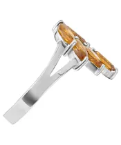 Женские Кольца_Серебро .925_ЦИТРИН__3-Лазурит-Онлайн