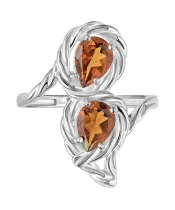 Женские Кольца_Серебро .925_ЦИТРИН__2-Лазурит-Онлайн