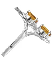 Женские Кольца_Серебро .925_ЦИТРИН__3-Лазурит-Онлайн