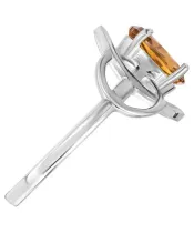 Женские Кольца_Серебро .925_ЦИТРИН__3-Лазурит-Онлайн