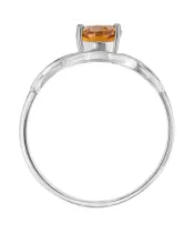 Женские Кольца_Серебро .925_ЦИТРИН__4-Лазурит-Онлайн