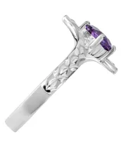 Женские Кольца_Серебро .925_АМЕТИСТ__3-Лазурит-Онлайн