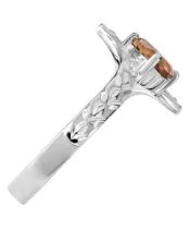 Женские Кольца_Серебро .925_ЦИТРИН__3-Лазурит-Онлайн