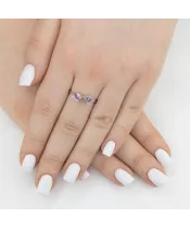 Женские Кольца_Серебро .925_АМЕТИСТ__6-Лазурит-Онлайн