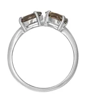 Женские Кольца_Серебро .925_РАУХТОПАЗ__3-Лазурит-Онлайн