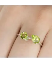 Женские Кольца_Серебро .925_ХРИЗОЛИТ__5-Лазурит-Онлайн