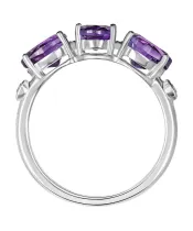 Женские Кольца_Серебро .925_АМЕТИСТ_Нанокристалл_3-Лазурит-Онлайн