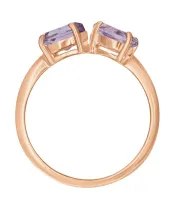 Женские Кольца_Серебро .925_АМЕТИСТ__3-Лазурит-Онлайн