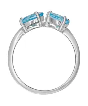 Женские Кольца_Серебро .925_ТОПАЗ__3-Лазурит-Онлайн